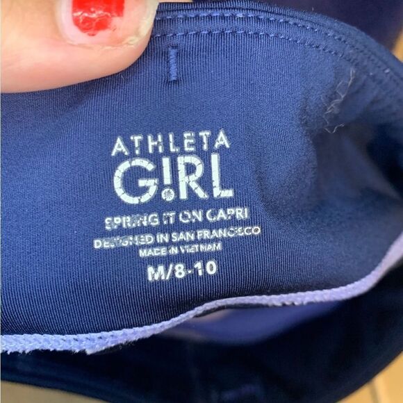 ATHLETA GIRLS Medium Spring It‎ On Capri Leggings - Picture 5 of 7